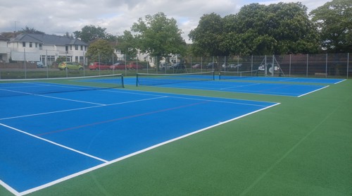 St John’s Park tennis courts refurbished and ready for summer