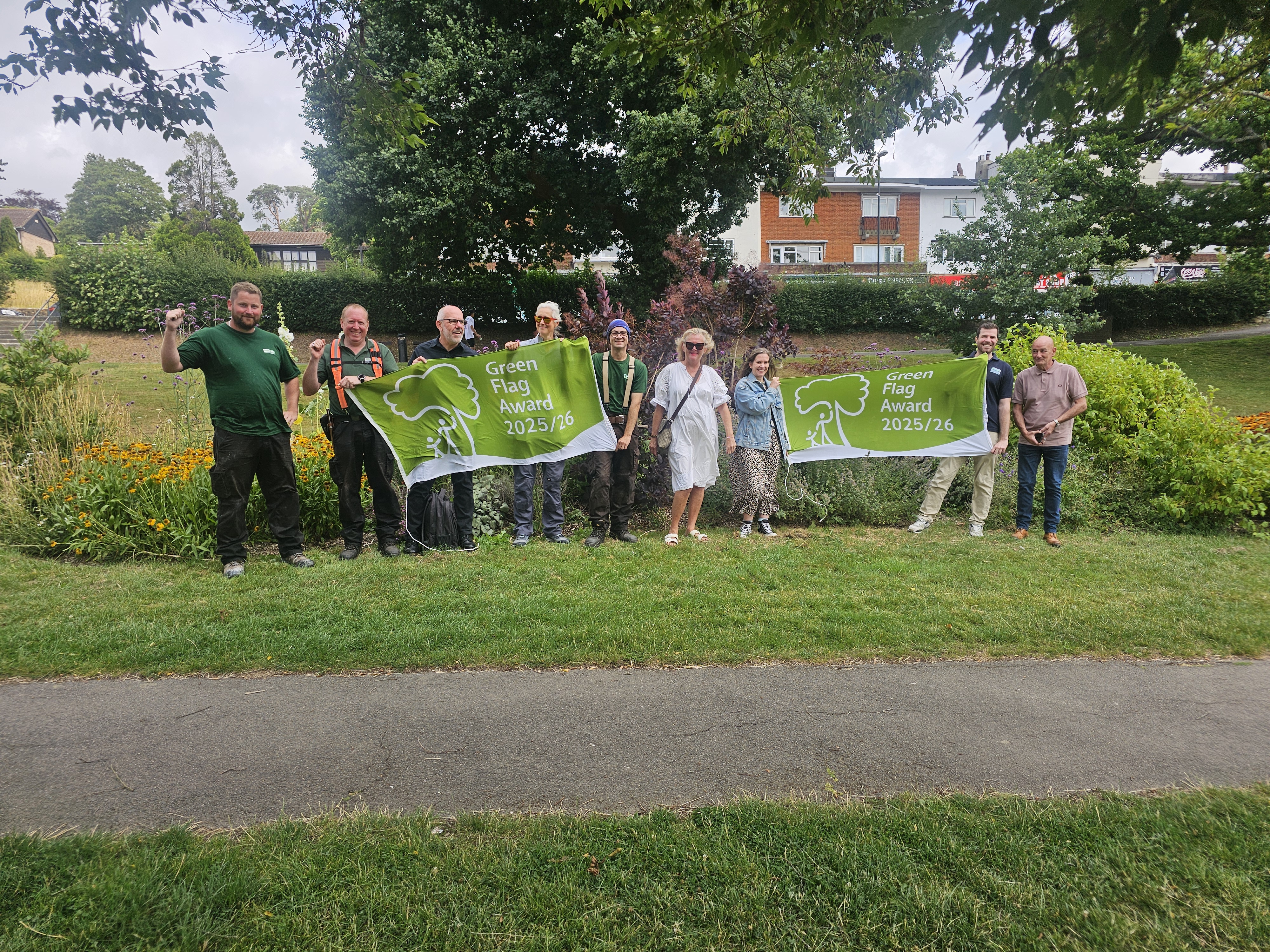 Green Flags retained by four Mid Sussex parks