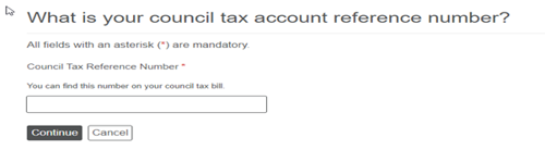 what is your council tax account ref number