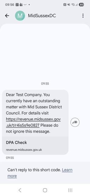 Business Rates text, email and voice messaging