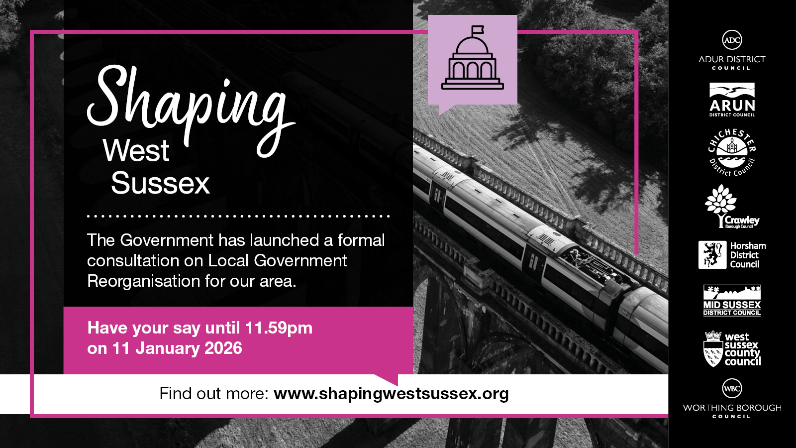Consultation on Future of Local Government in Sussex Launches